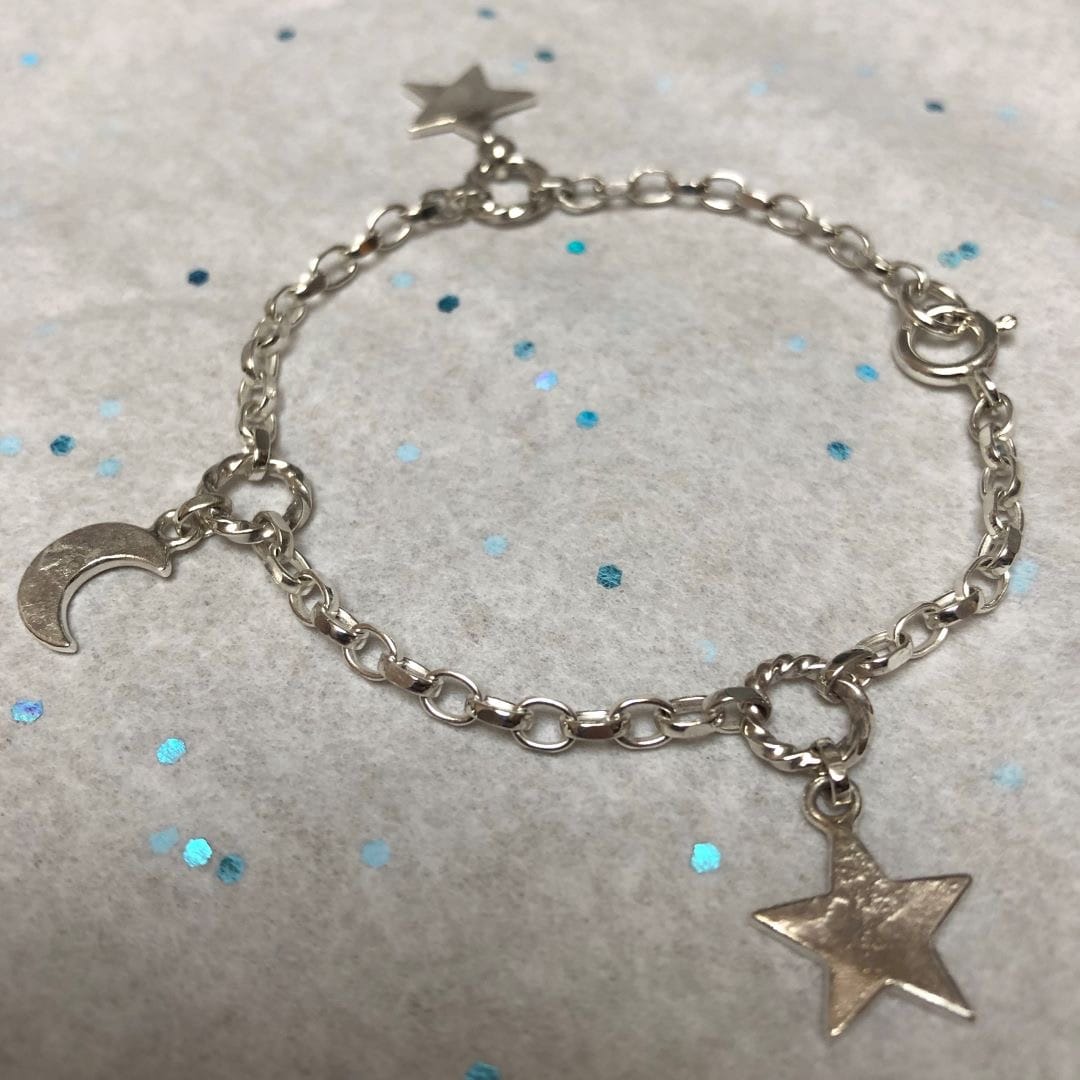Star and moon bracelet